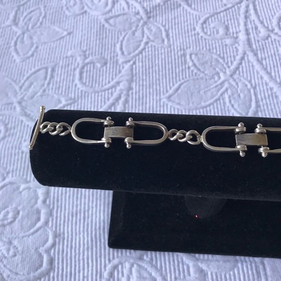 925 Sterling Silver Vintage Mexico Bracelet - Picture 4 of 7